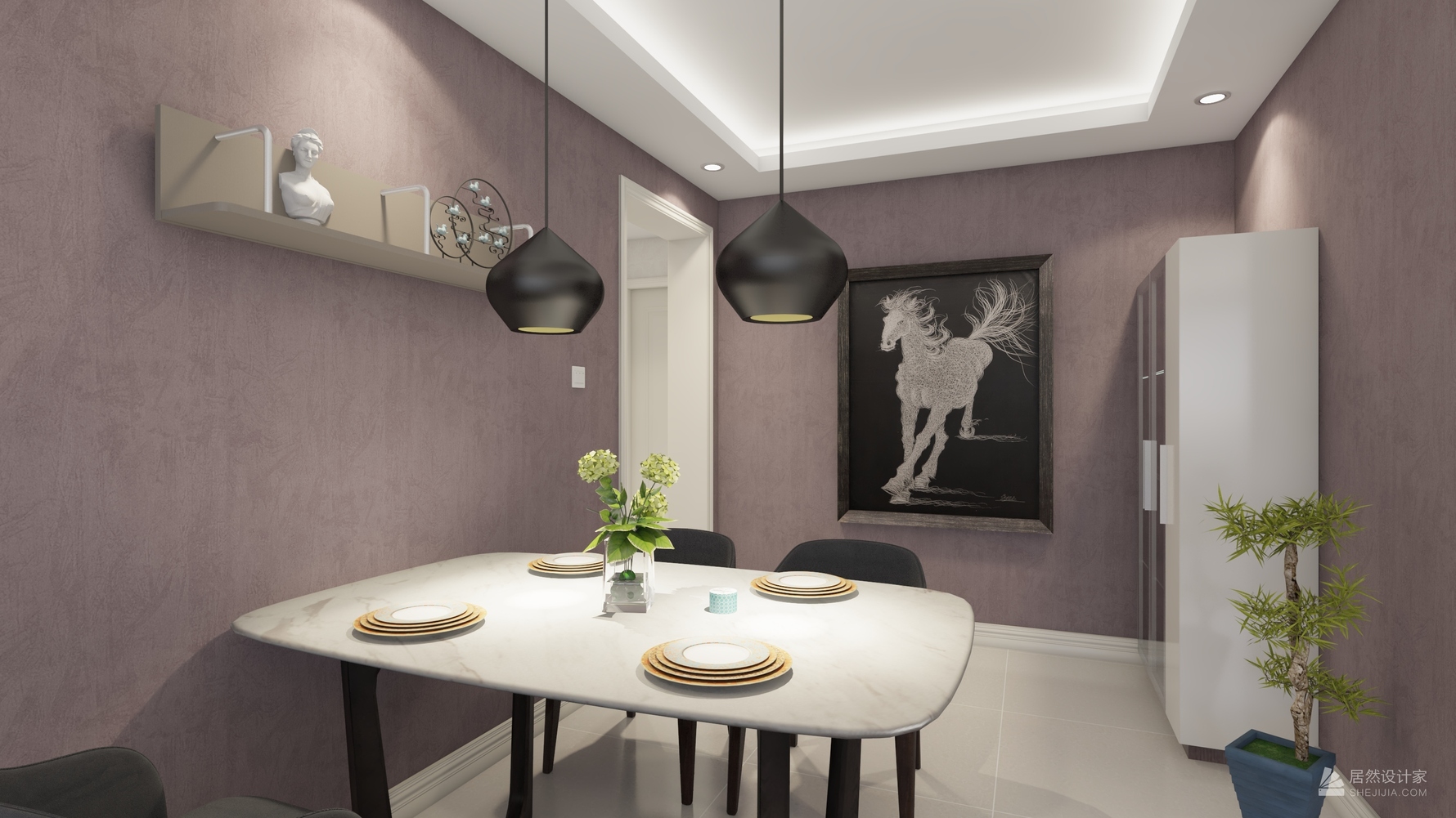 其它风格两室两厅装修设计效果图