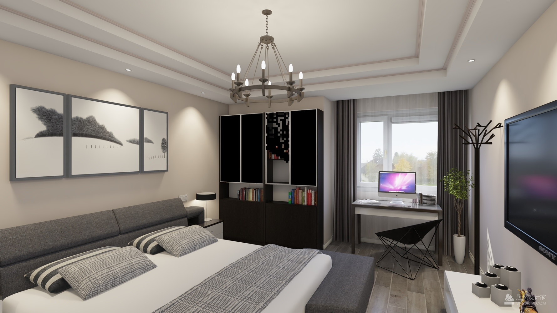 其它风格两室两厅装修设计效果图