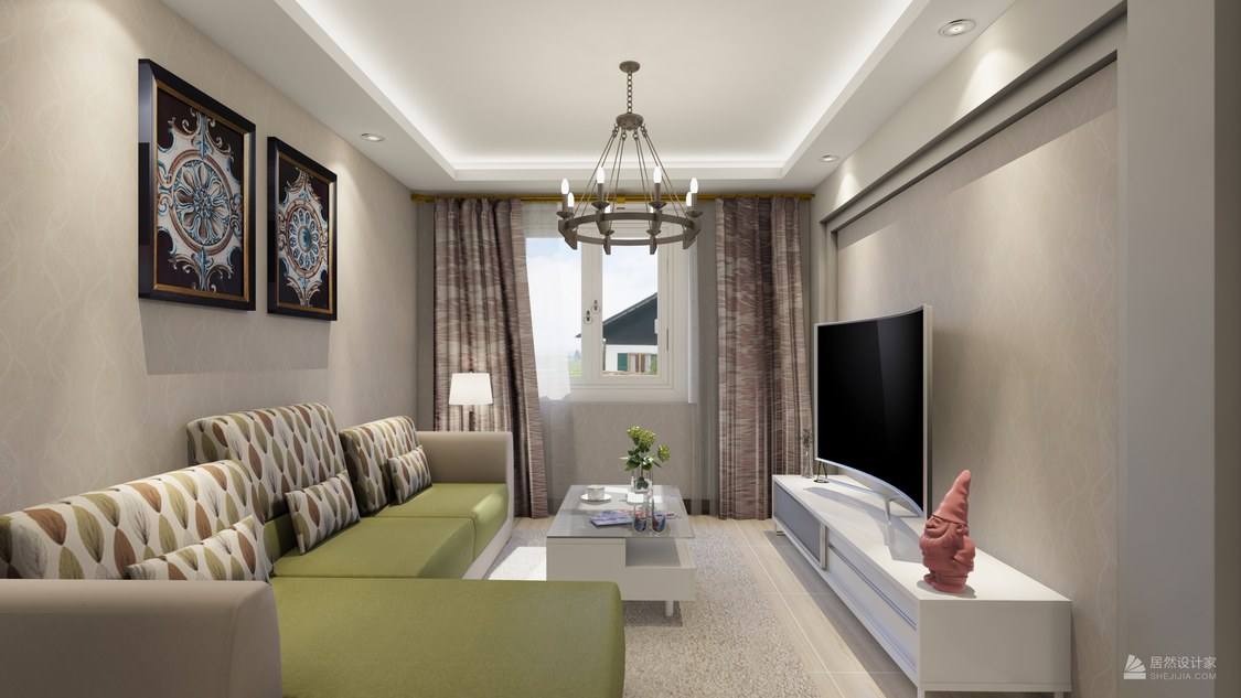 北京市海淀区橡树湾三期87平北欧两居