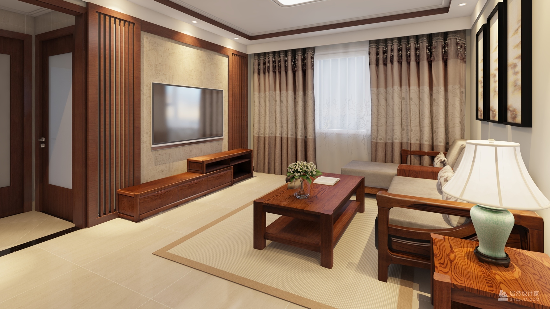 其它风格两室一厅装修设计效果图