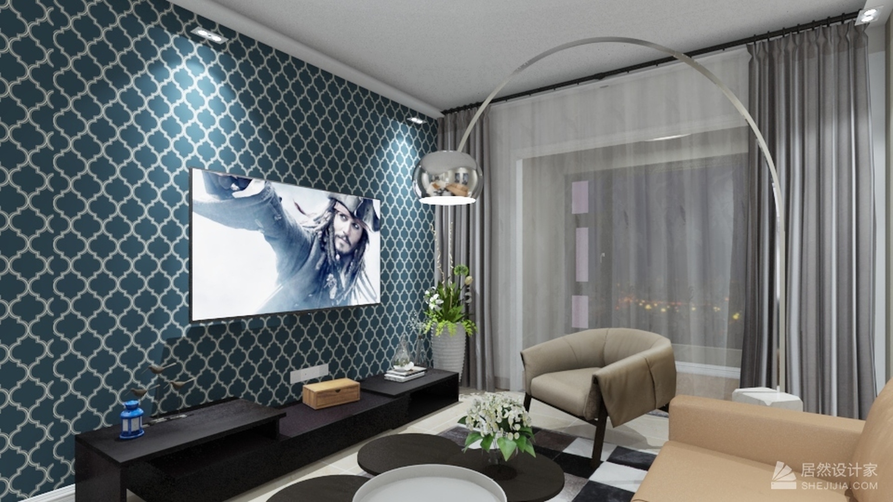 其它风格两室两厅装修设计效果图