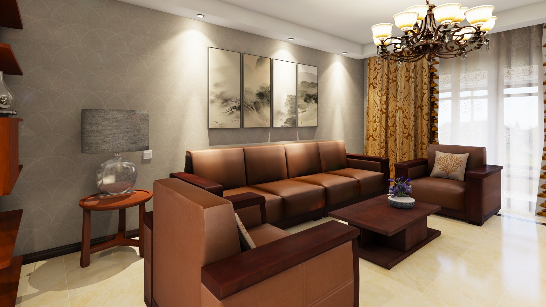 其它风格两室两厅装修设计效果图