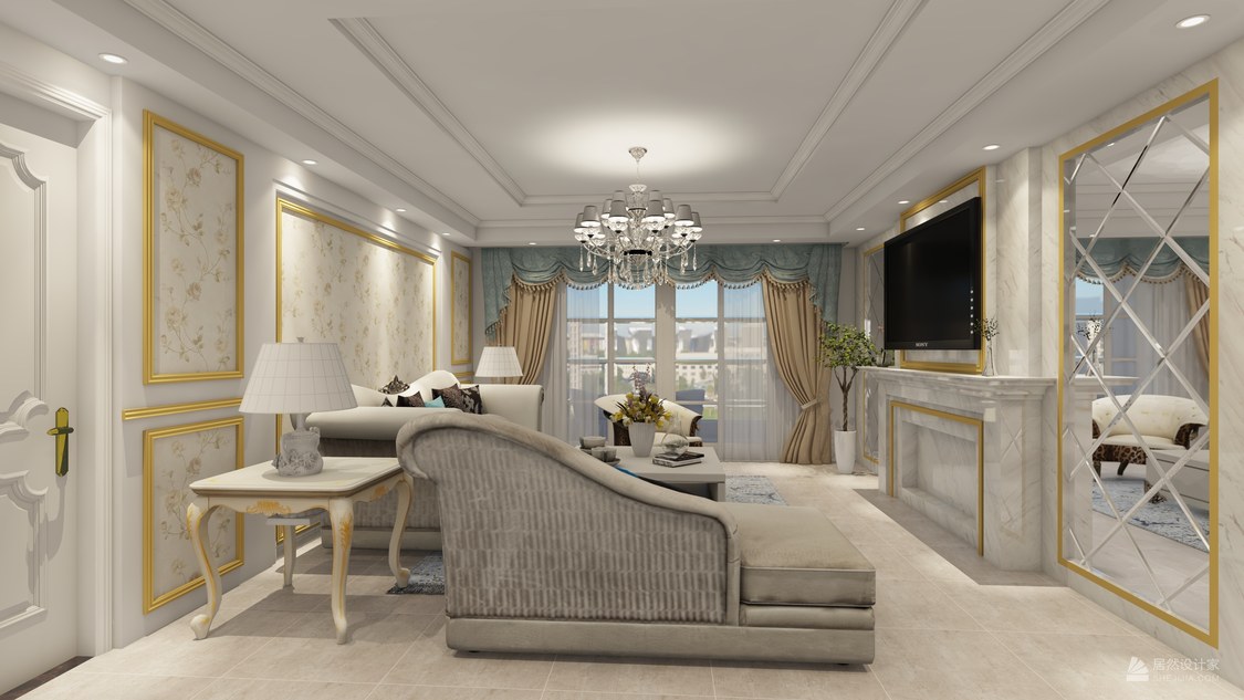 北京市海淀区田村山南路武颐家园-4室2厅1厨3卫-219平米欧式风格