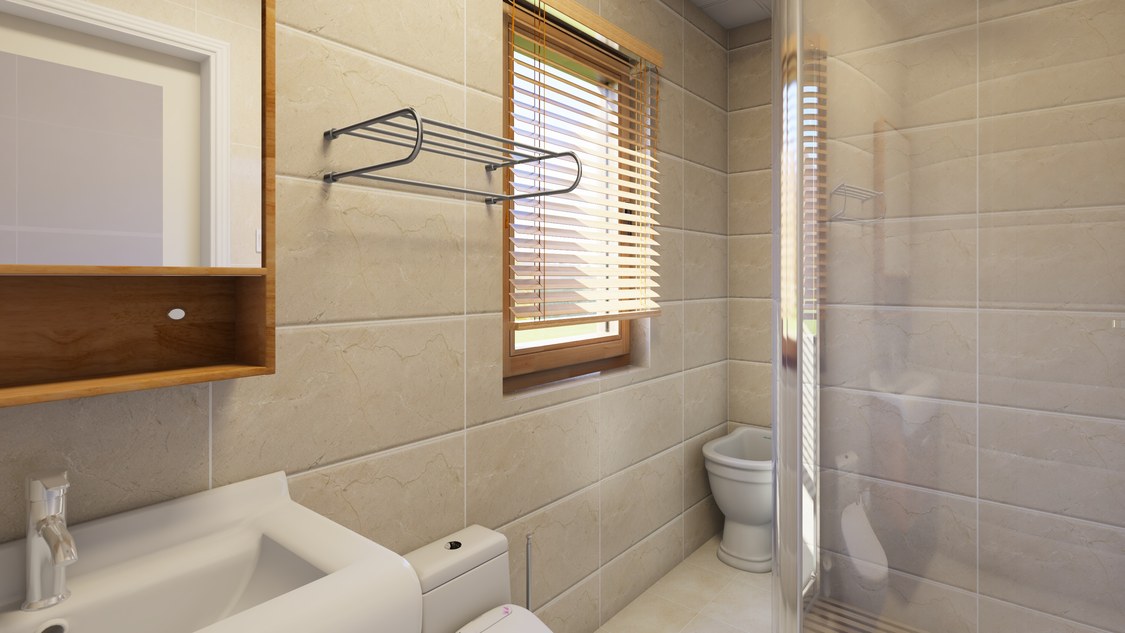 一瓶・四和院一居65.00㎡混搭风格