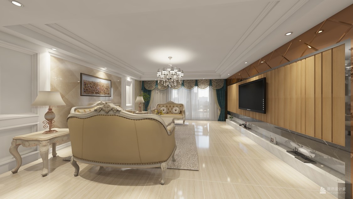 东方太阳城三期琴湖湾4室1厅2卫1厨185.00㎡欧式风格