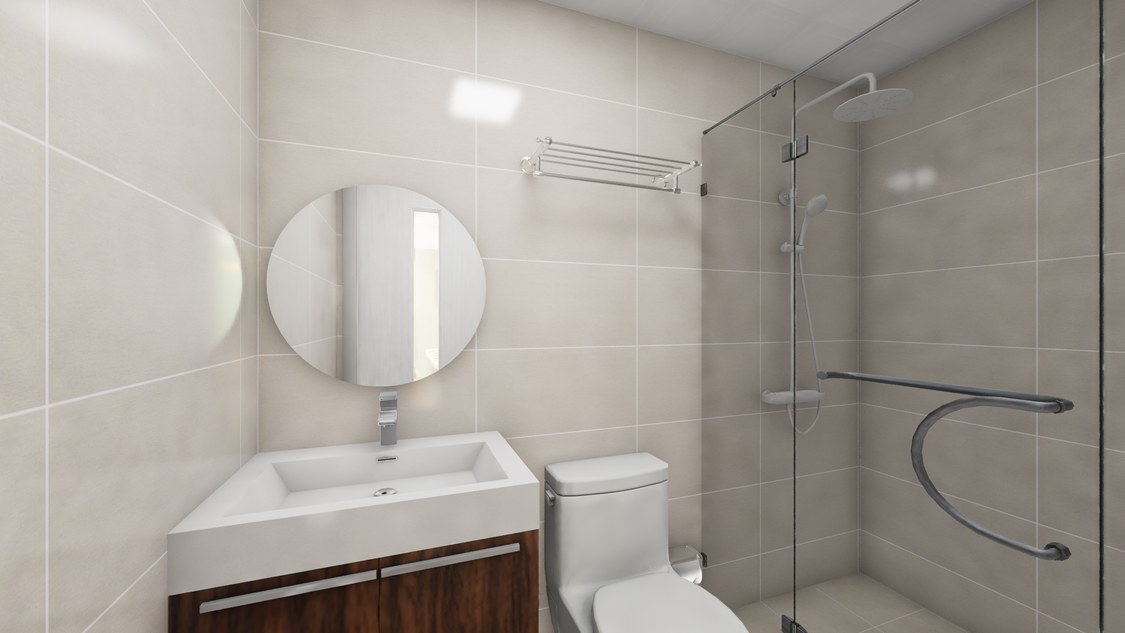 北京市东城区保利蔷薇-1室1厅1卫-57.01平米现代北欧风格