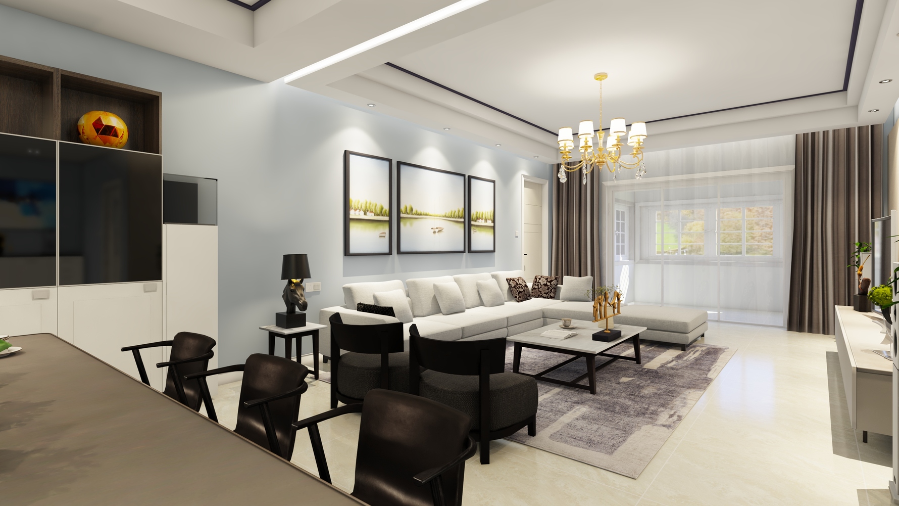 其它风格一室一厅装修设计效果图