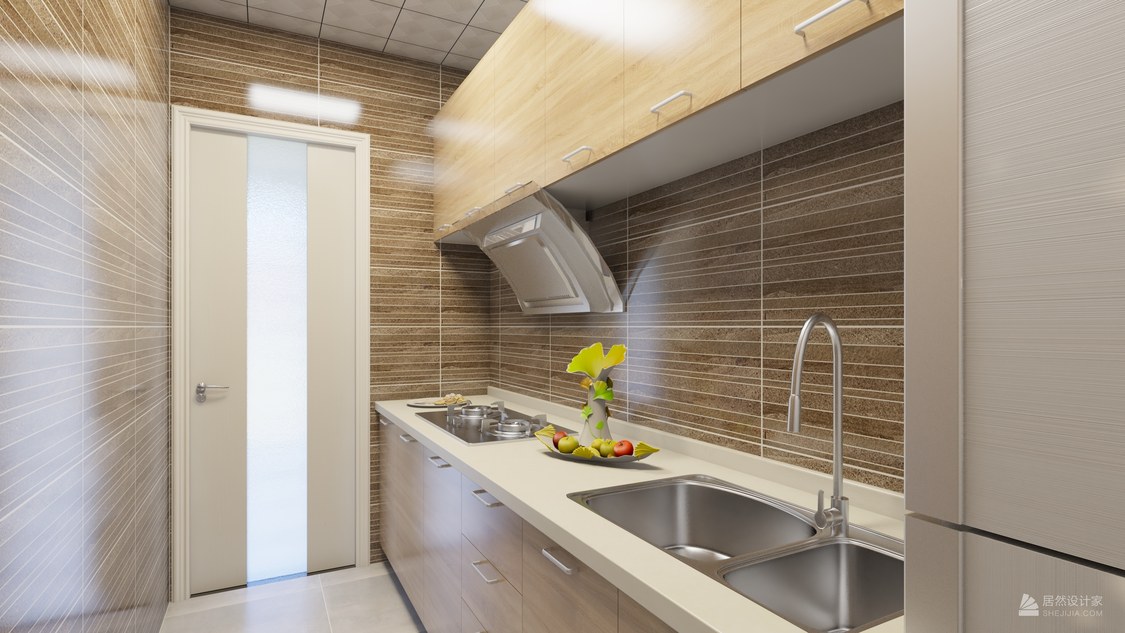 北京市东城区花市枣苑67平米现代一居