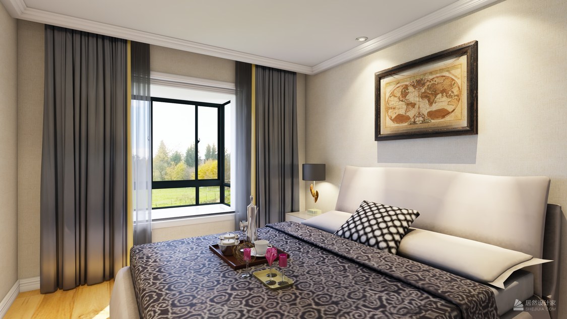 北京市昌平区国风美唐70平米北欧两居