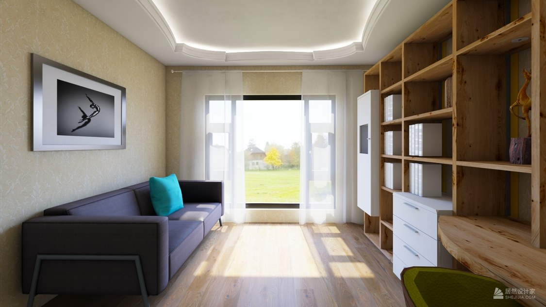 杨姐书房胡桃木