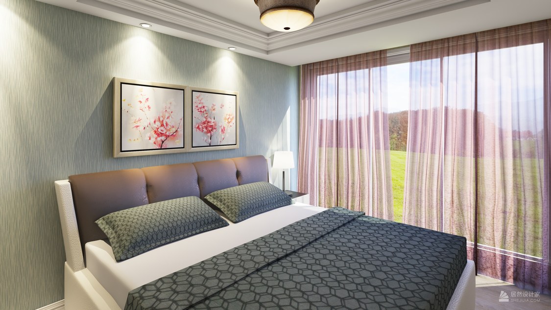 南方庄一号院64m²二居现代风格