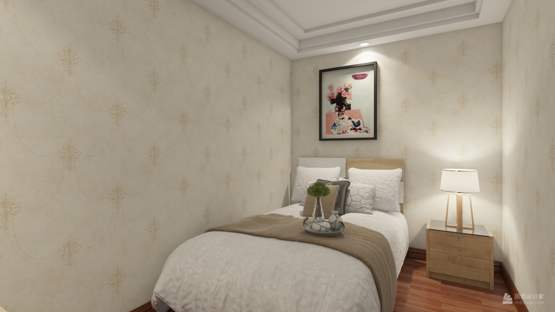 中式风格保姆间装修设计效果图