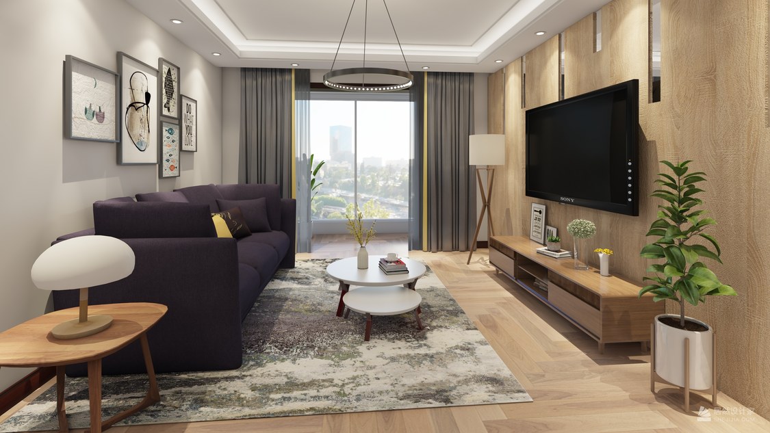 北京市房山区 蓝山世家1室2厅1卫 78m²  一居北欧