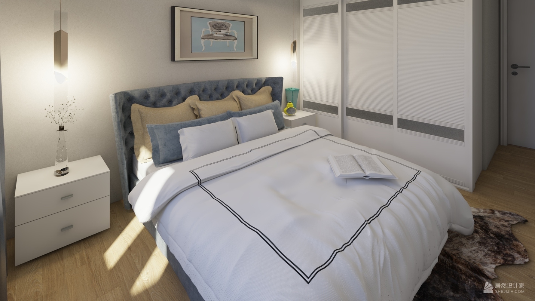 其它风格两室一厅装修设计效果图