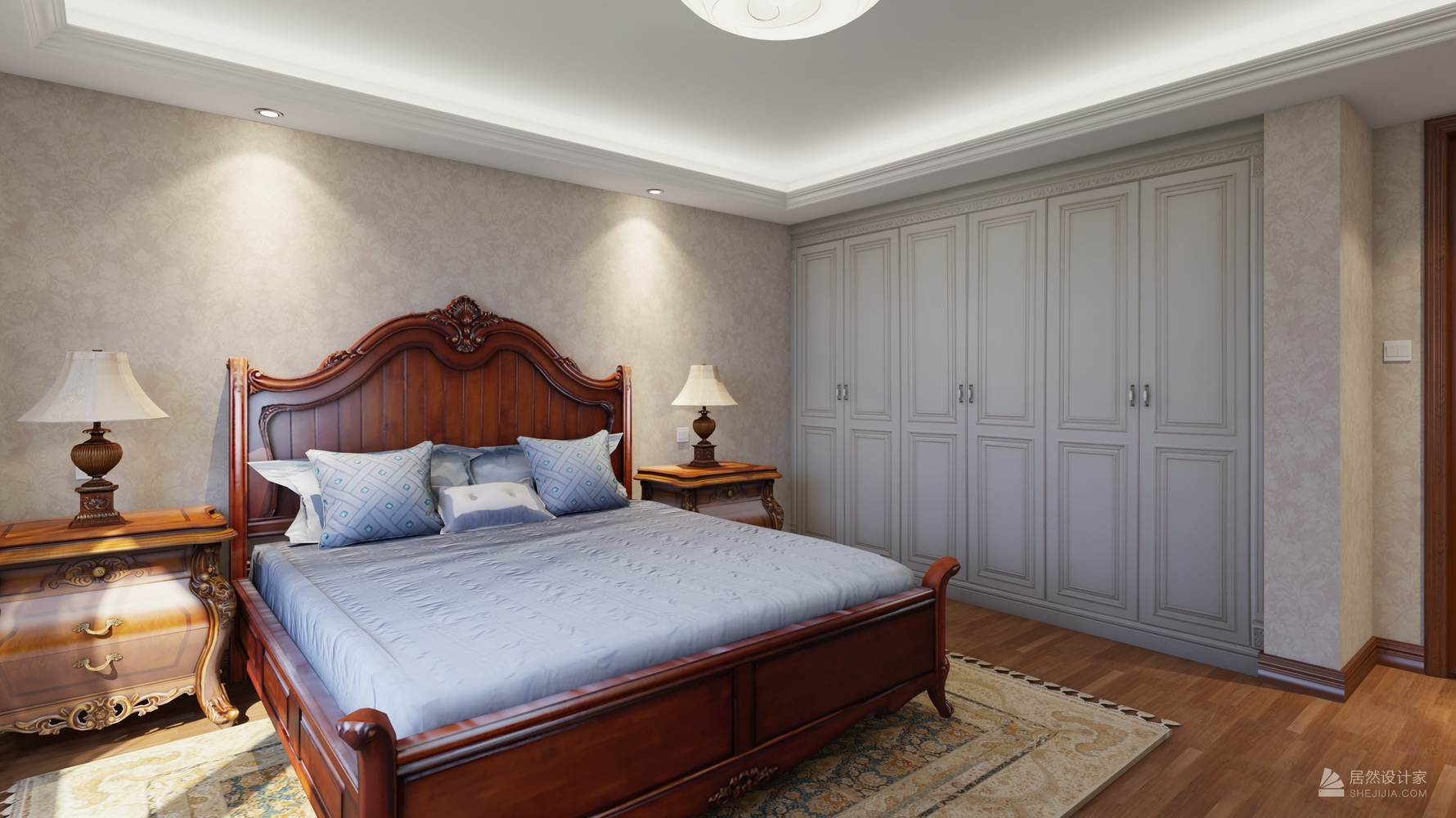 欧式风格老人房装修设计效果图