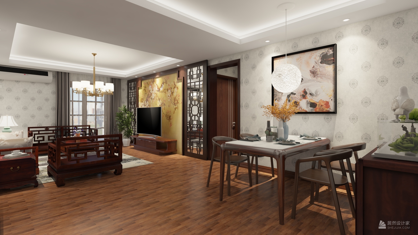 其它风格两室两厅装修设计效果图