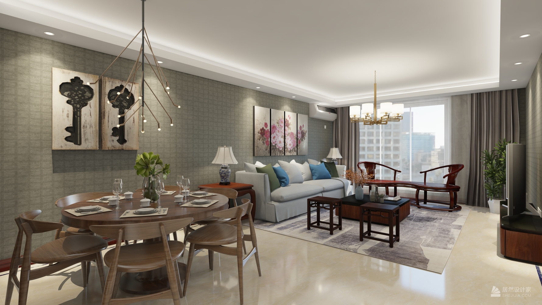 其它风格一室一厅装修设计效果图