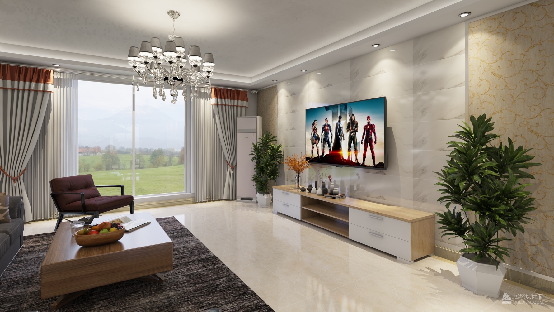 其它风格四室两厅装修设计效果图