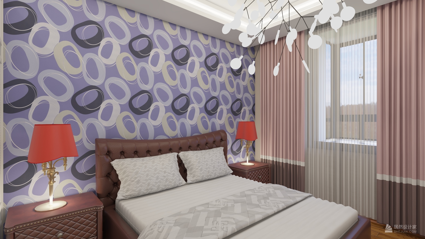 其它风格三室两厅装修设计效果图