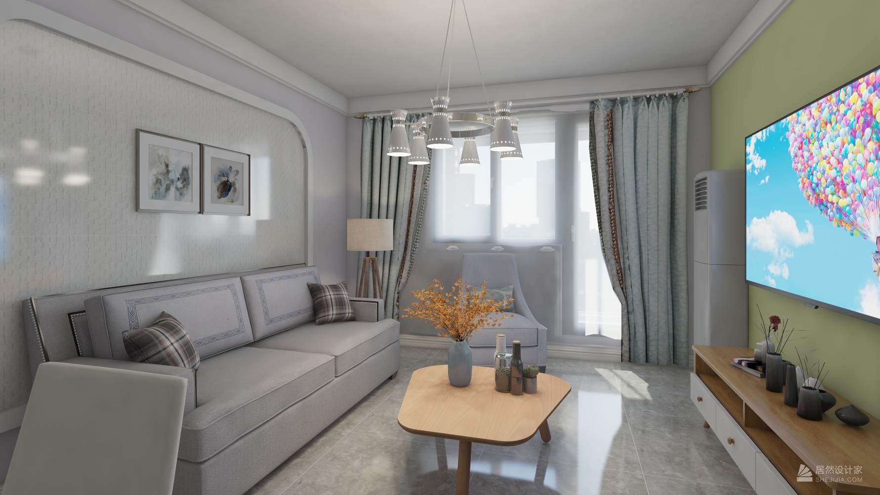 其它风格一室一厅装修设计效果图