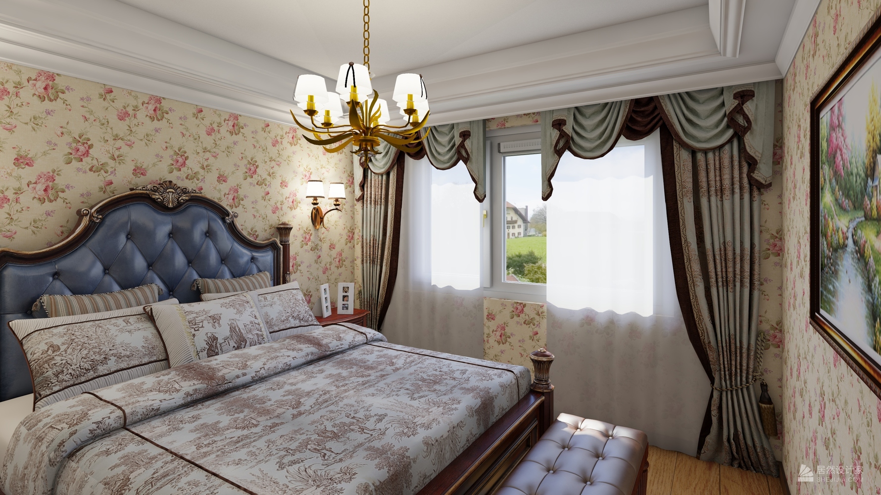 其它风格四室两厅装修设计效果图