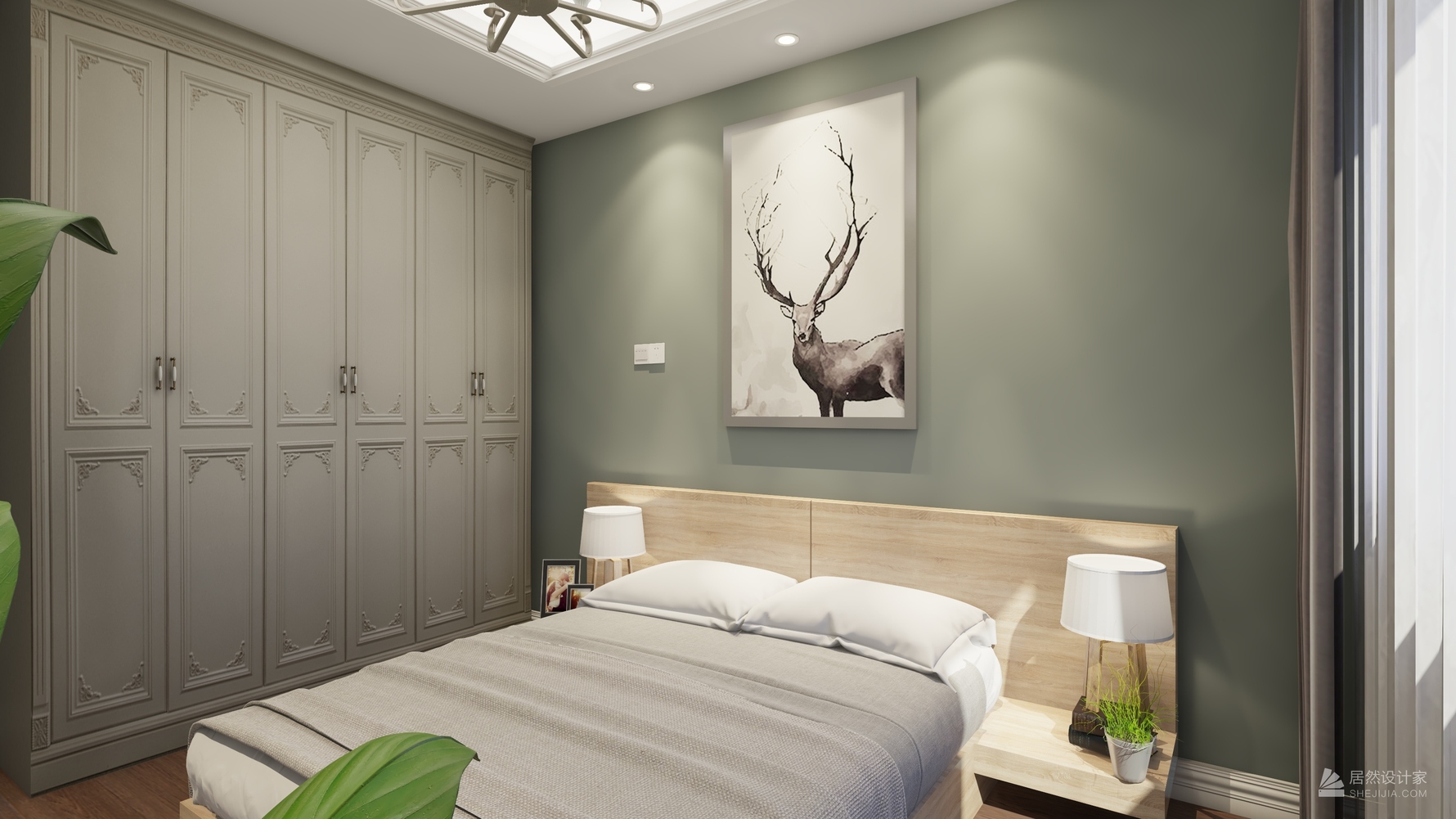 北欧风格两室一厅装修设计效果图