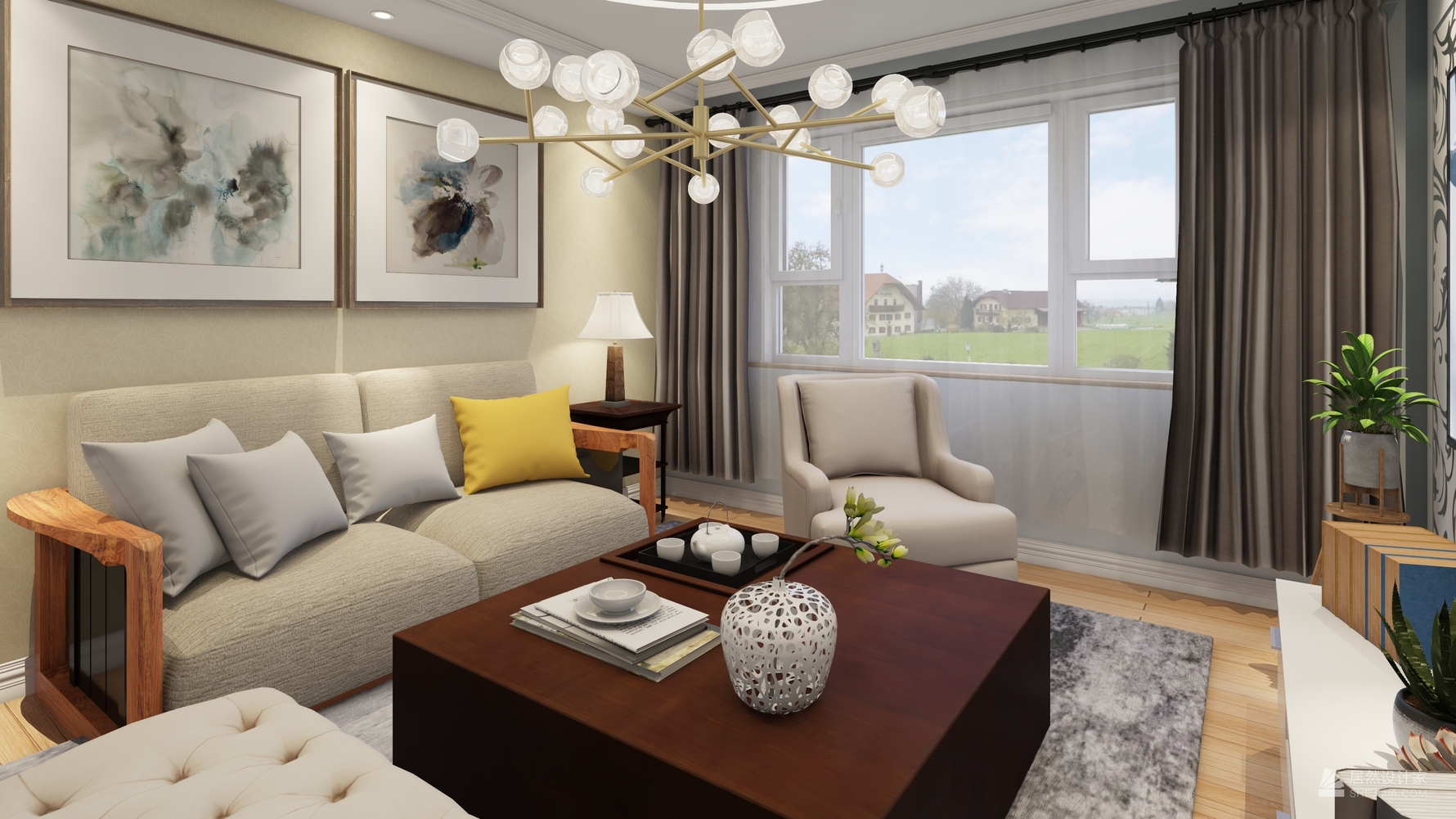 其它风格一室一厅装修设计效果图