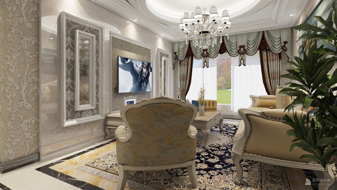 北京市平谷区首城汇景湾小区1号楼2单元302—B户型-二室二厅一卫-建筑64㎡