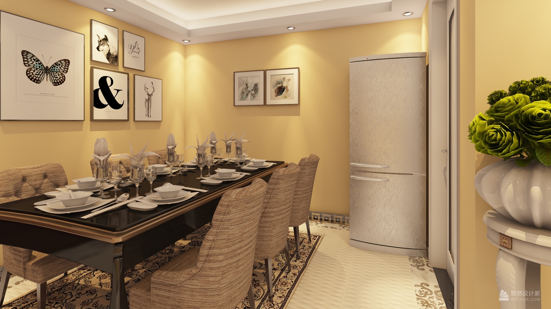 其它风格两室一厅装修设计效果图