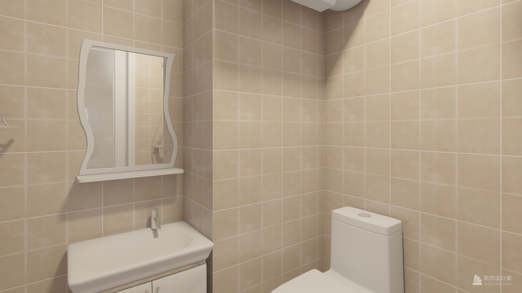 混搭风格两室两厅装修设计效果图