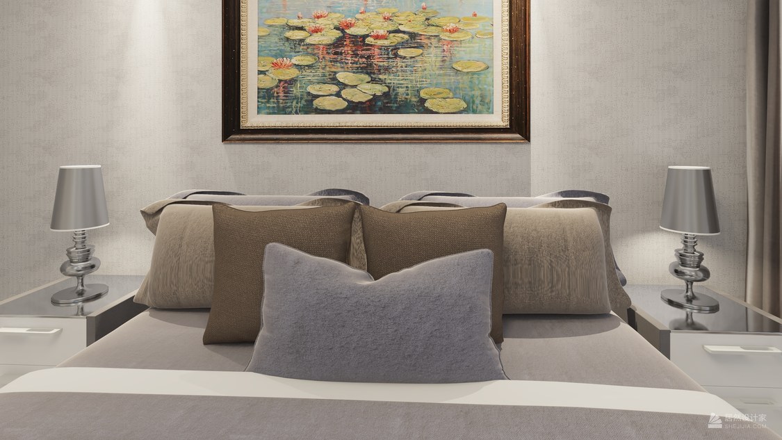 北京奥林匹克104平米新中式两室