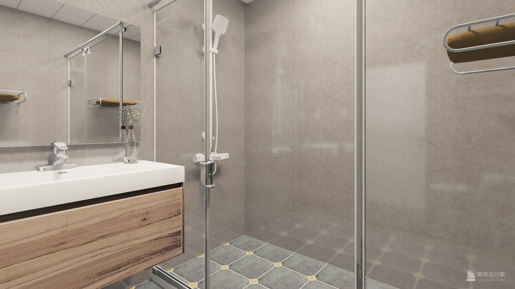 北欧风格两室两厅装修设计效果图