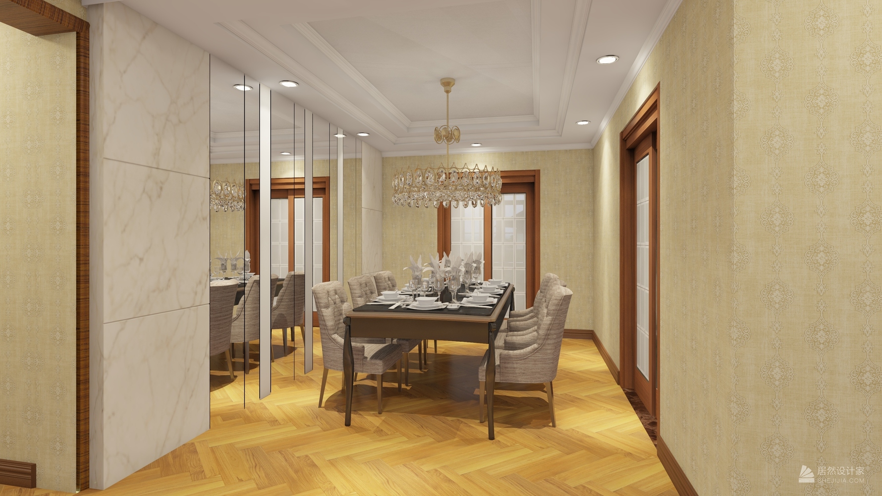 其它风格四室两厅装修设计效果图