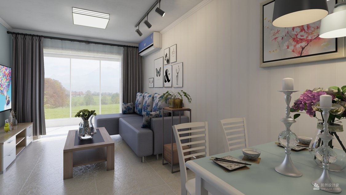  素色阳光  56.84m²