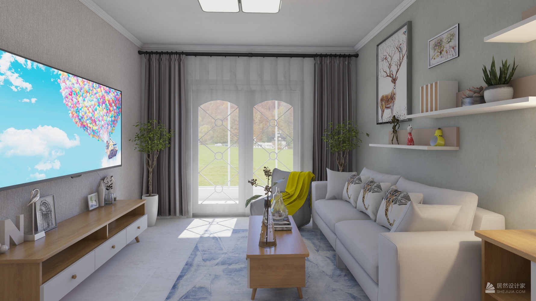 其它风格一室一厅装修设计效果图