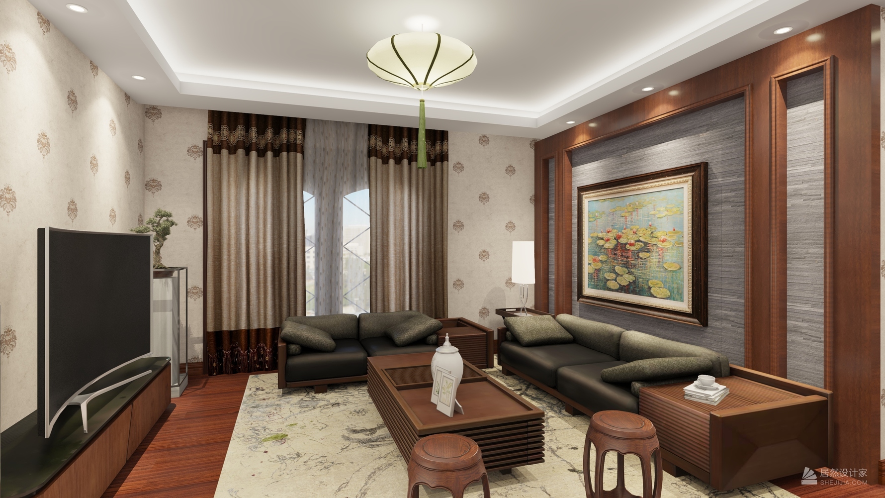 其它风格两室两厅装修设计效果图