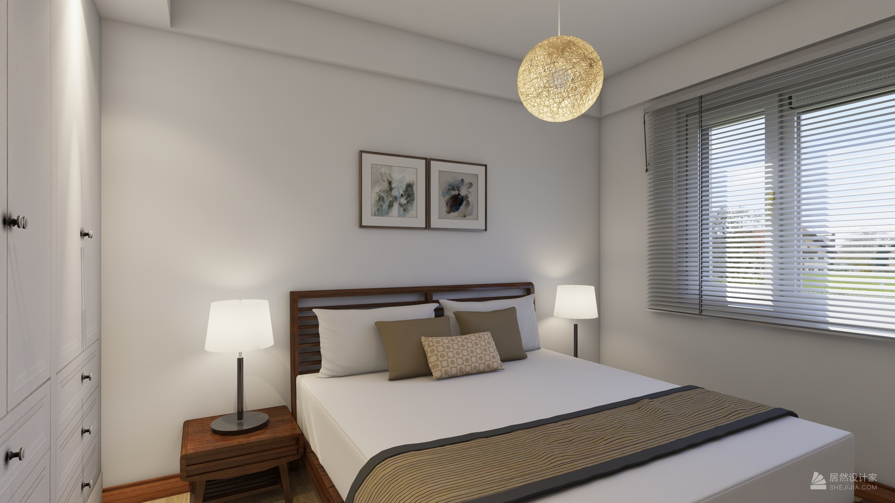 其它风格两室两厅装修设计效果图