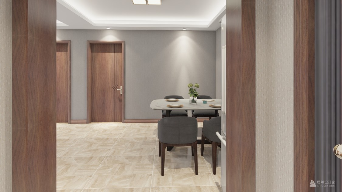 北京市朝阳区 保利嘉园小区2室2厅1卫 89m²现代两居