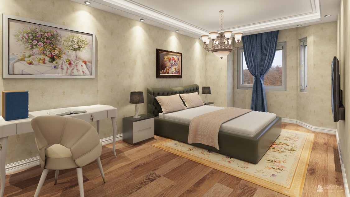 北京市海淀区 建赏天兆2室2厅1卫 125m²欧式两居