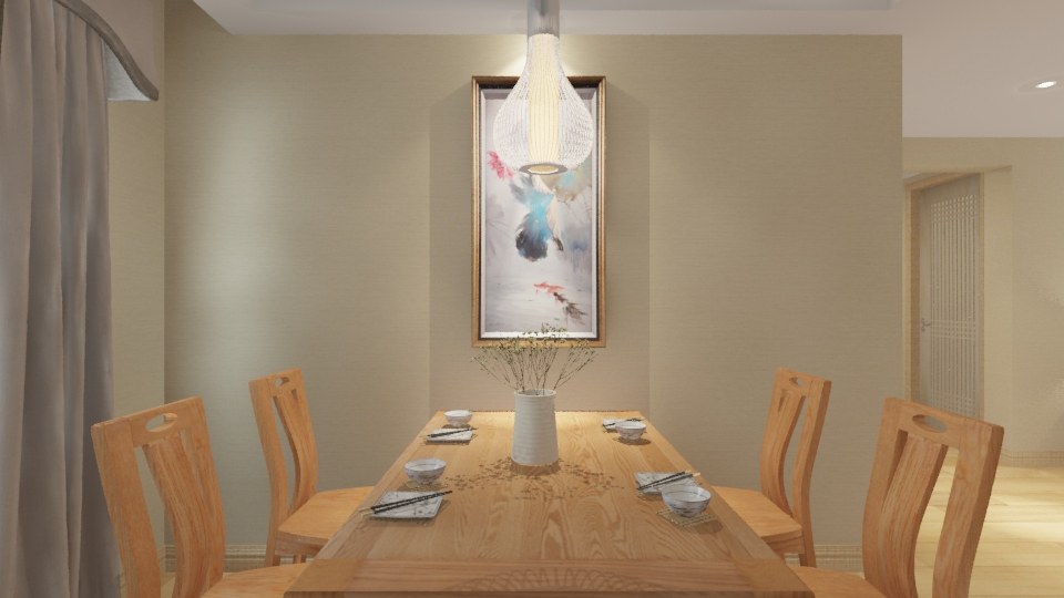 远洋一方小区三居132m²日式