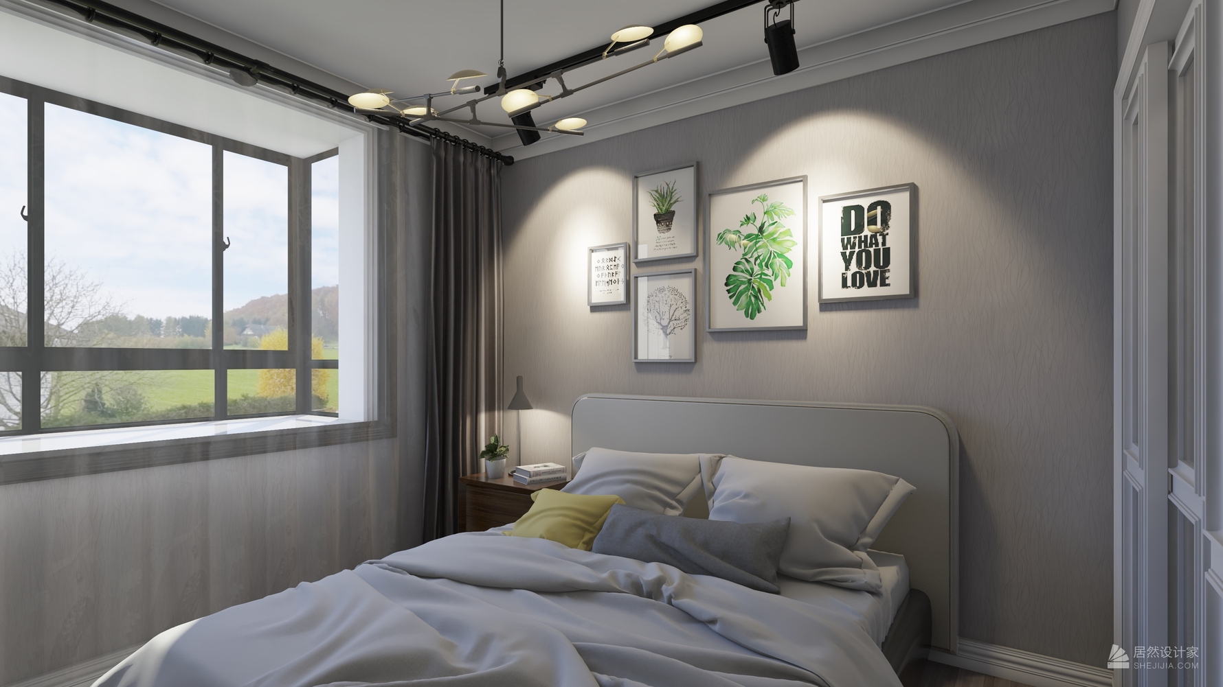 混搭风格四室两厅装修设计效果图