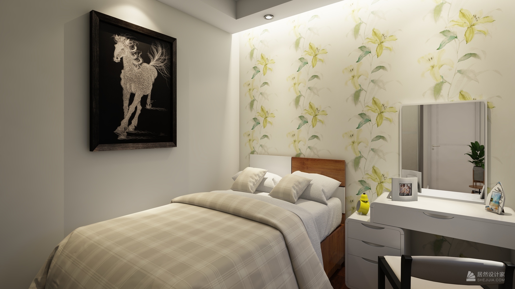 其它风格两室一厅装修设计效果图