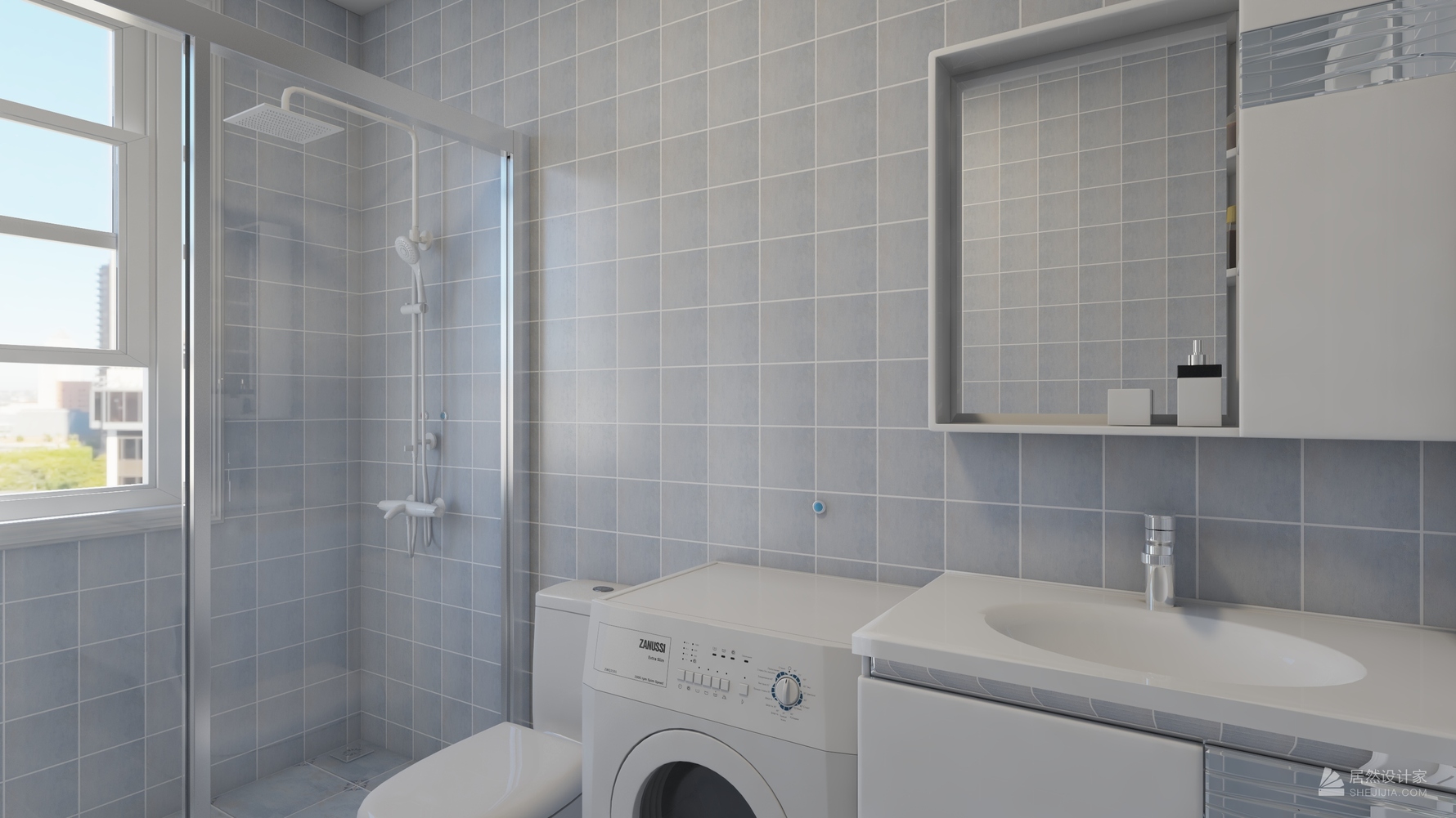 其它风格三室两厅装修设计效果图