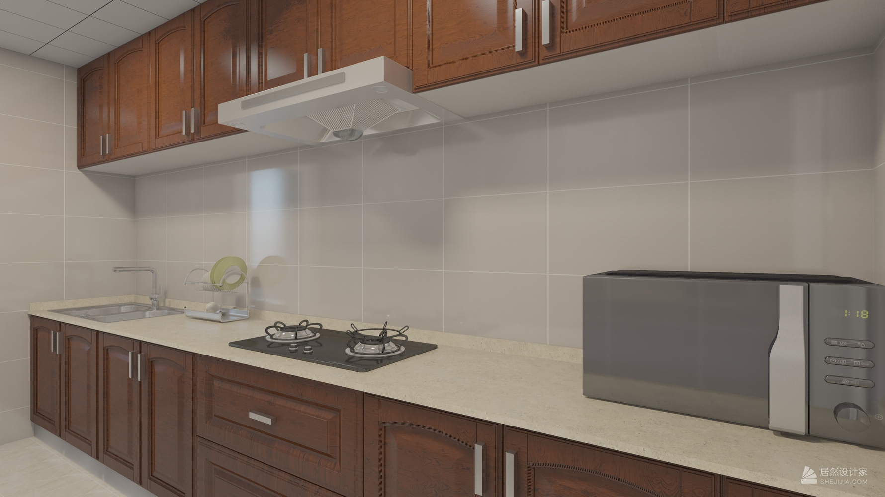 其它风格三室一厅装修设计效果图