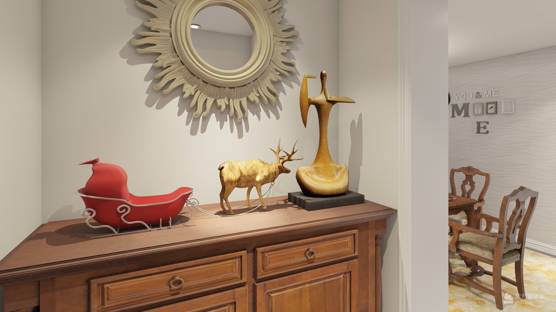 其它风格四室两厅装修设计效果图