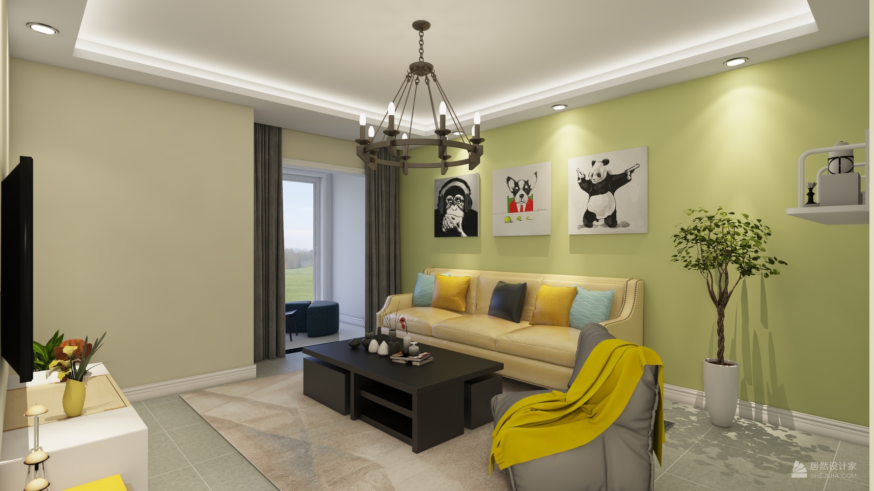 其它风格一室一厅装修设计效果图