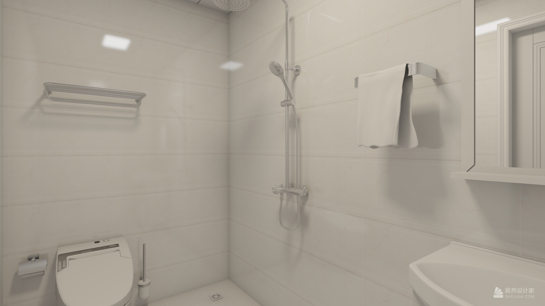 其它风格三室两厅装修设计效果图