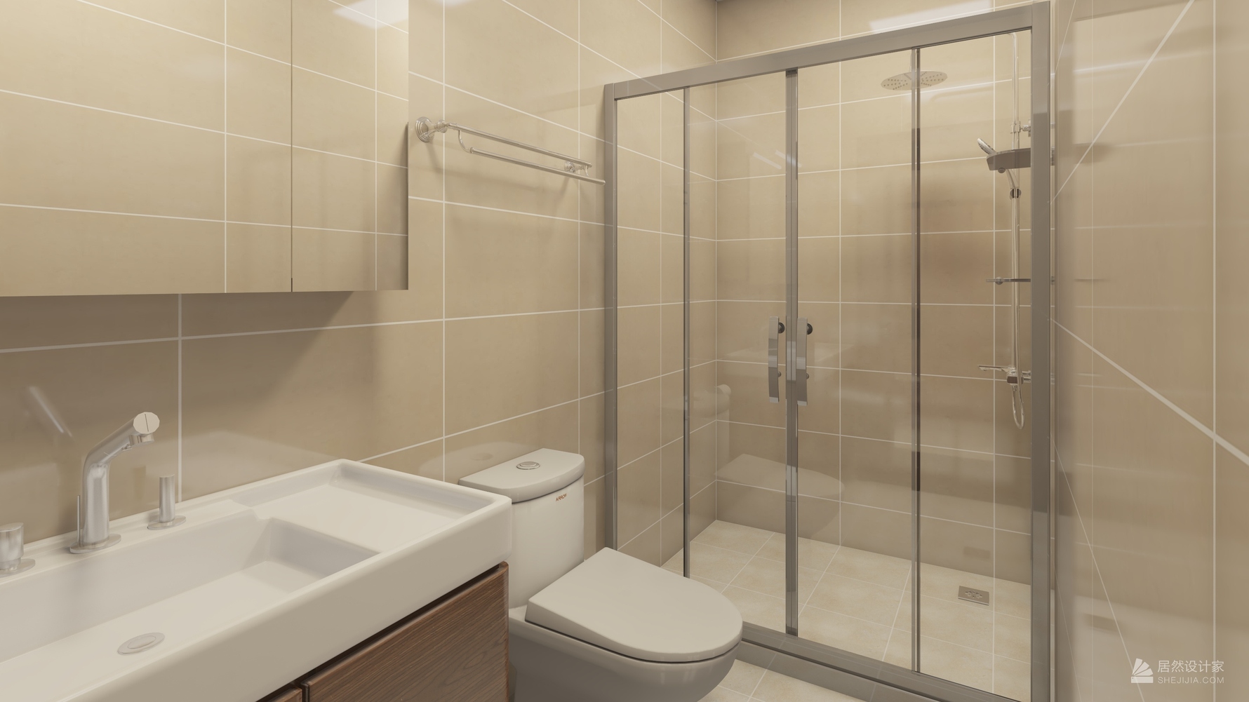 其它风格三室一厅装修设计效果图