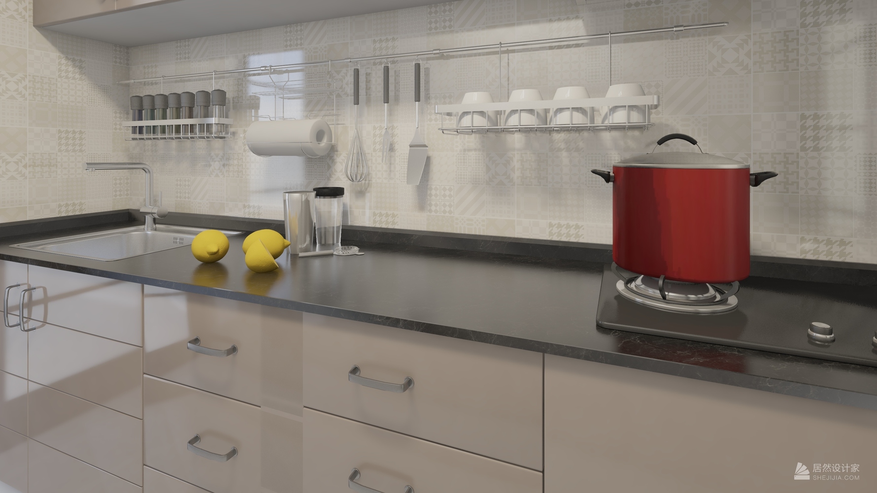 北欧风格两室一厅装修设计效果图