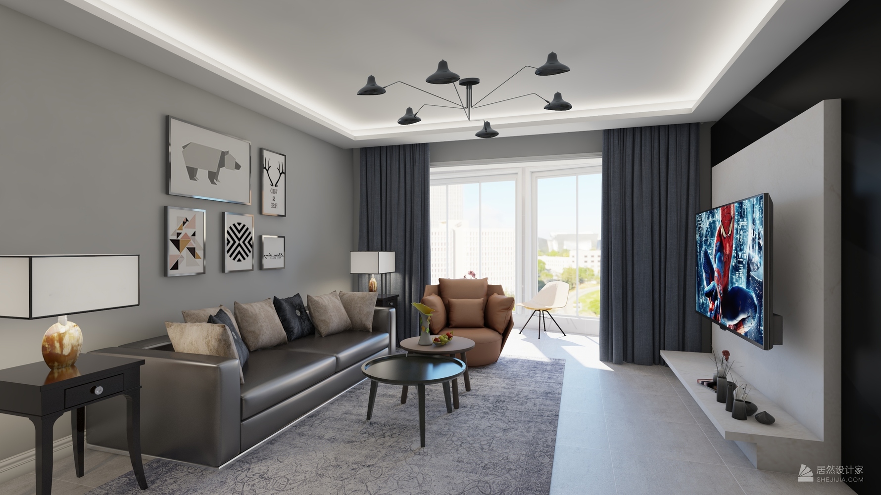 其它风格两室一厅装修设计效果图